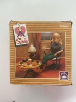 Sindy Lounge Set Rocking Chair Coffee Table Lamp (Not Working) Accessories 1980s