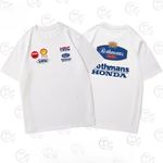 Rothmans Honda Racing HRC Retro Superbikes /Cotton T-Shirt - Colour Options