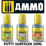 PUTTY SURFACER Thin Medium Thick 30ml liquid AMMO Mig Jimenez MIG2047 8 9