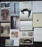 13 assorted gallery invitations,  from Galerie La Teinturerie, Paris