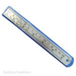 Engineers Stainless Steel Ruler Metric & Imperial