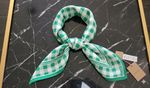 Boden Elizabeth Silk Square Scarf  Green