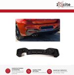 Diffuser BMW 1 Series F20 F21 LCI 15-18 Gloss Black M Performance Single Out