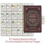The Natural Healing Handbook, Spiral-Bound Guide for Herbal Remedies and Natural