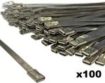Stainless Steel Cable Ties Tie Wraps Marine 316 Grade Strong  520MM X 7.9MM-x100