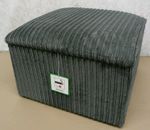 Ottoman Storage Box Pouffe Footstool in Jumbo Cord Fabric Small Medium and Large