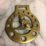 Vintage / Antique Horse Brass - CAT Design