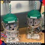 2026 Starbucks Bearista Bear Series Glass Bear Cup Limited Edition TikTok Trendy