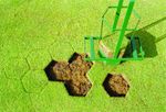 BMS Hexagon Turf Repair Tool, Lawn and turf removal and repair tool