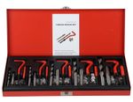 131Pcs HSS Thread Repair Kit Drill Helicoil Metric Set Heli Coil Tap Insert Case
