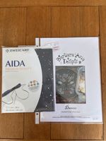 Barbara Ana Designs Dancer With Zweigart Fabric 18 Count Aida Grey