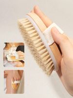 1Pc Dry Body Brush for Exfoliating, Skin Texture Improvement & Lymphatic Massage