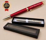 Personalised Engraved Ballpoint Pen with Gift Box for Men Women Teacher Dad