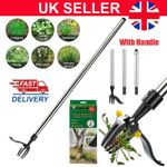 Manual Stand Up Weeder Puller Weed Claw Grass Root Remover Garden Tool Set UK
