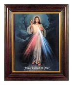 THE DIVINE MERCY - JESUS I TRUST IN YOU - ROMAN CATHOLIC FRAMED PRINT / PICTURE
