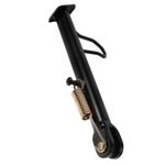 Black Aluminum Motorcycle Kickstand Durable Foot Support Side Stand Accessory