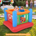 Bouncy Playhouse for Boys Girls Indoor Outdoor Play