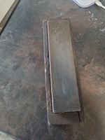 Vintage Used Sharpening Stone   Part Wooden Box