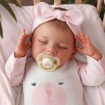 Lifelike Reborn Baby Dolls 20Inch Sweet Smile Realistic Newborn Full Vinyl Body