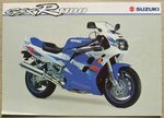 SUZUKI GSX-R1100 Motorcycle Sales Specification Leaflet c1990 GSXR1100WR MB218