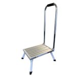 CARAVAN MOTORHOME LARGE PLATFORM FOLDING SINGLE STEP + HANDLE HANDRAIL kitchen