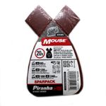 Black & Decker Pack of 20 Assorted Grit Mouse Sanding Sheets 80G 120G 180G 240G