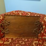 Antique tray with handles