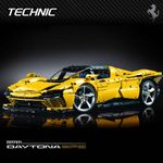 Ferrari Daytona YELLOW SP3 Building Blocks MOC Technic 3778pcs (42143)