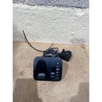 Panasonic KX-TGC220E Digital Cordless Phone Answering Machine Black w/ Adapter