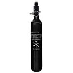 TUXING 0.5L Carbon Fiber PCP Air Tank 4500psi w/ M18 Valve – SCBA Rifle Bottle