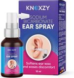 Knoxzy Sodium Bicarbonate Ear Spay Ear Wax Remover for Clogged Ear Relief 10ml