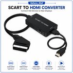 SCART to HDMI Converter 720P 1080P HD Adapter Cable for TV DVD VCR Console Box