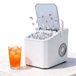 14KG/Day Ice Maker Machine Countertop 6Min Fast Ice Making Self-Cleaning 2 Sizes