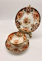 Antique Samuel Radford Gainsborough Imari Tea Trio Pattern 1005 c.1920s