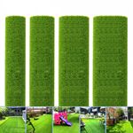 Non- slip Artificial Grass Garden Turf Roll Realistic Lawn Fake Mat Carpet 1-4M