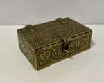 Antique Islamic Brass Engraved Inscribed Prayer Box