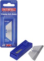 Faithfull Heavy Duty Trimming Knife Blades with Plastic Dispenser