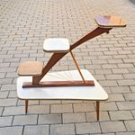 Original Kidney Table 60s 70s Flower Stand Mid Century Flower Bench