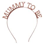 Rose Gold Mummy To Be Baby Shower Headband