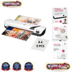 Inspire+ A4 Laminator Machine - Compact White Design with Hot & Cold Settings