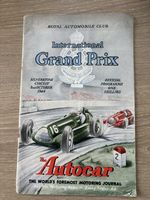 1948 British Grand Prix First One Silverstone Programme