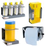 BUNDLE DEAL:  Towel Roll Holder/Spray Can Holder/ Small Glove & Big Wipes Holder