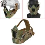 Tactical Mesh Mask Half Face Mask Airsoft Paintball FAST Helmet Military Masks
