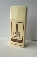 Elle perfumed talc Lentheric 100g. Sealed unused vintage talcum powder 1970s
