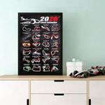 HOT! F1 2026 Event Calendar Poster Formula One Race Tracks Wall Art Decoration