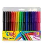 18 Colours Felt Tip Pens Kids Toy Childrens Classroom