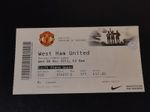 Manchester United vs West Ham United Ticket 2012 Premier League