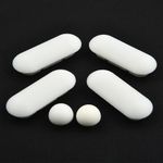 6 Pack Toilet WC Seat Buffer Set Universal Replacement Bumpers White Noise Pads