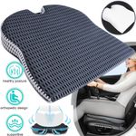 Car Seat Cushion Thick Wedge Memory Foam Office Chair Comfort Pad Mat Universal
