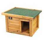 OSLO WOODEN HEDGEHOG HOUSE OUTDOOR HIBERNATION NEST HOGITAT WILDLIFE SHELTER BOX
